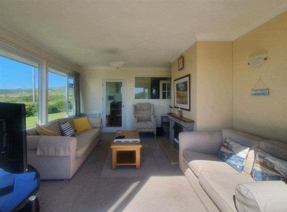 Living area at Seafield in Church Bay, Anglesey, N. Wales., Gwynedd