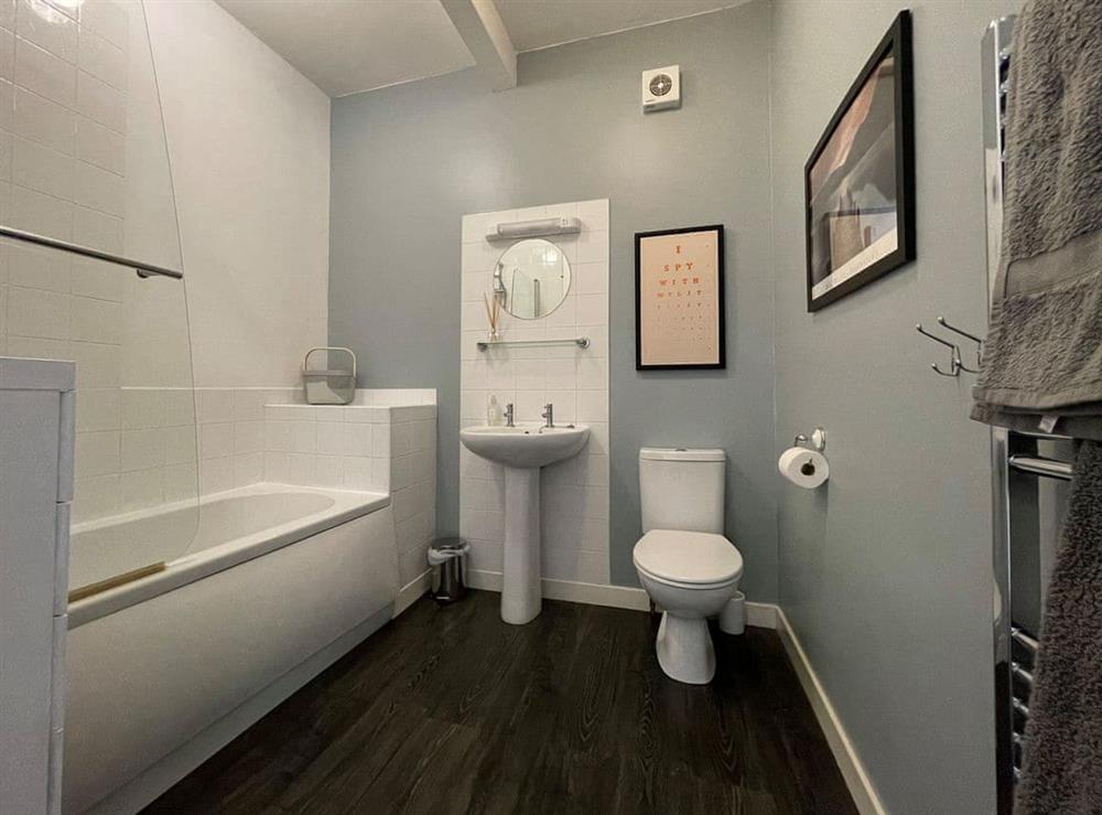 Bathroom at Seafield Lodge in Ballindaloch near Grantown-on-Spey, Morayshire
