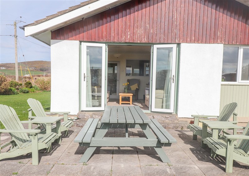 Outside at Seafield, Rhydwyn near Cemaes Bay