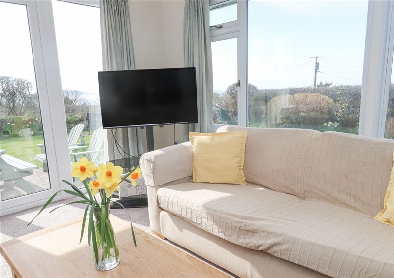 The living room at Seafield, Rhydwyn near Cemaes Bay