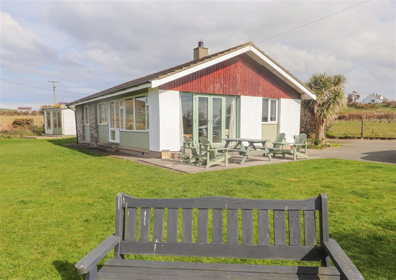 This is the garden at Seafield, Rhydwyn near Cemaes Bay