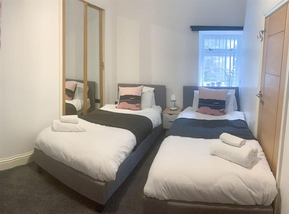 Twin bedroom at Seafield Street in Cullen, near Buckie, Moray, Banffshire