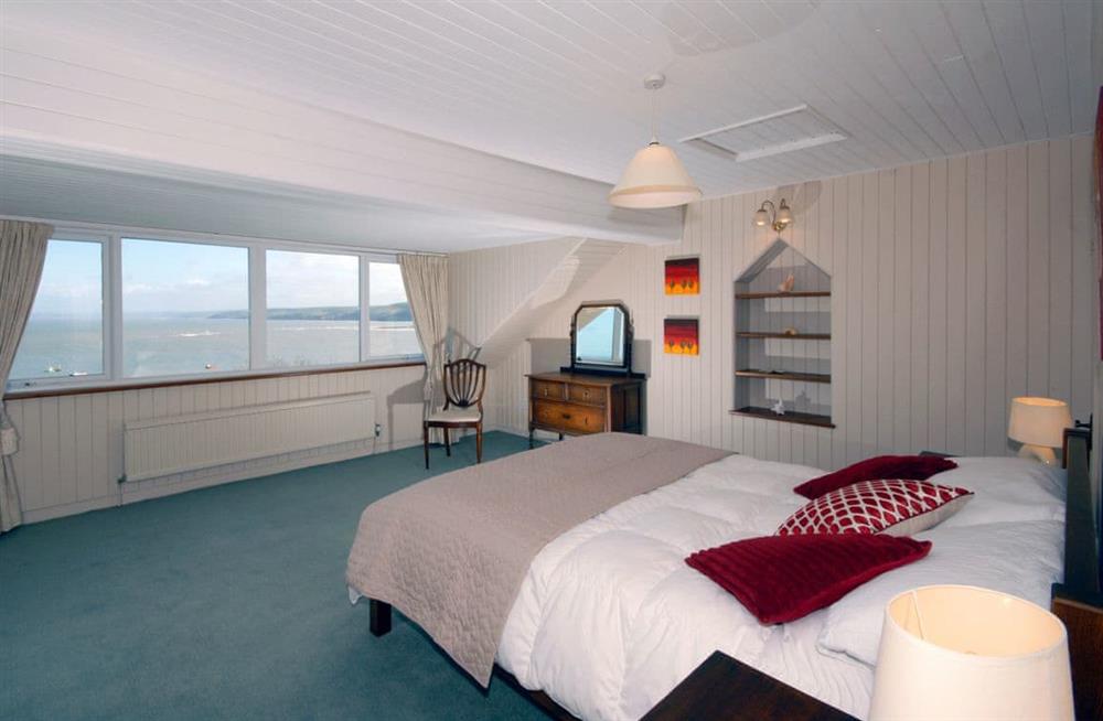 Bedroom at Seafields in New Quay, near Cardigan, Dyfed