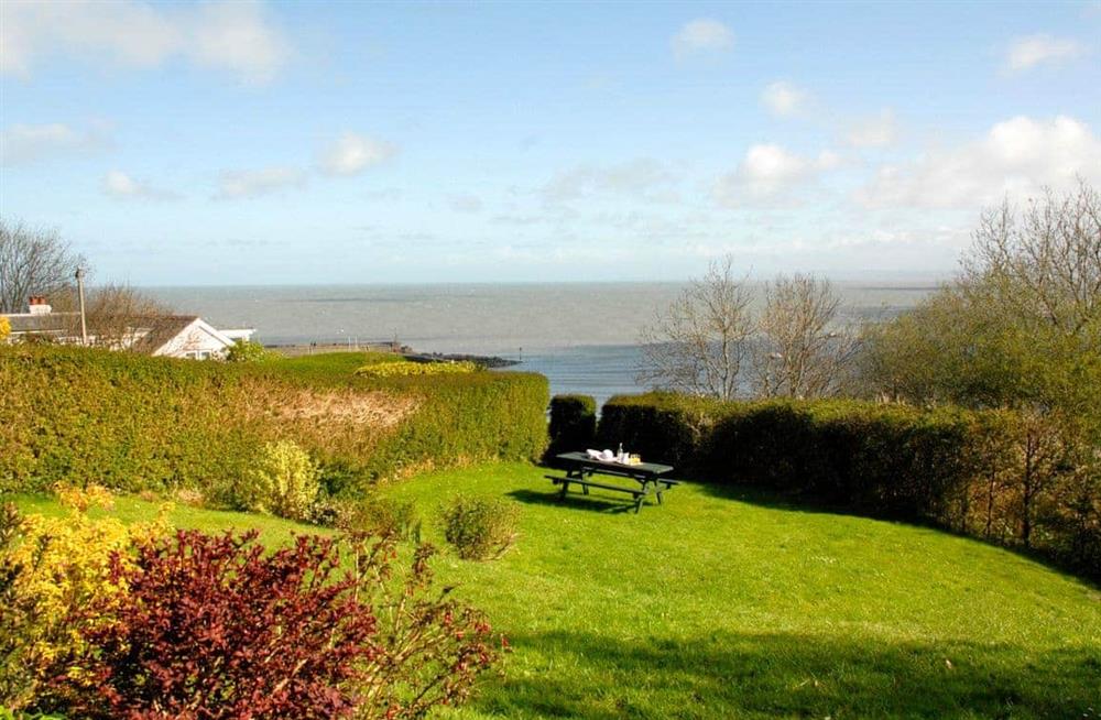 Rural landscape at Seafields in New Quay, near Cardigan, Dyfed