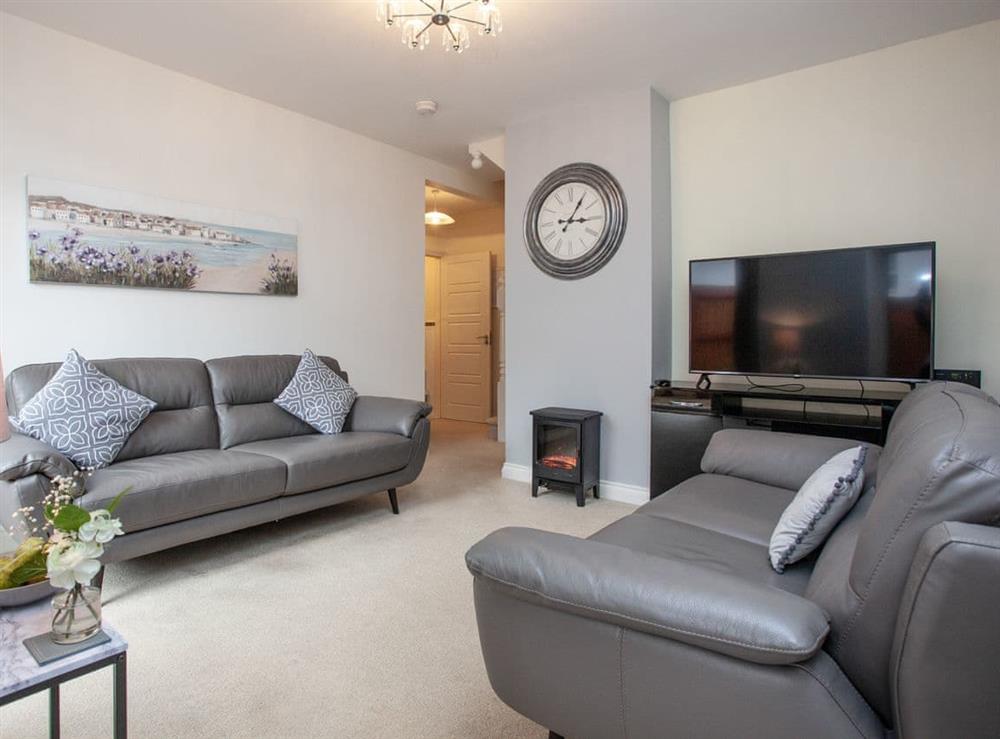 Living room at Seaford Sands in Goodrington, Devon