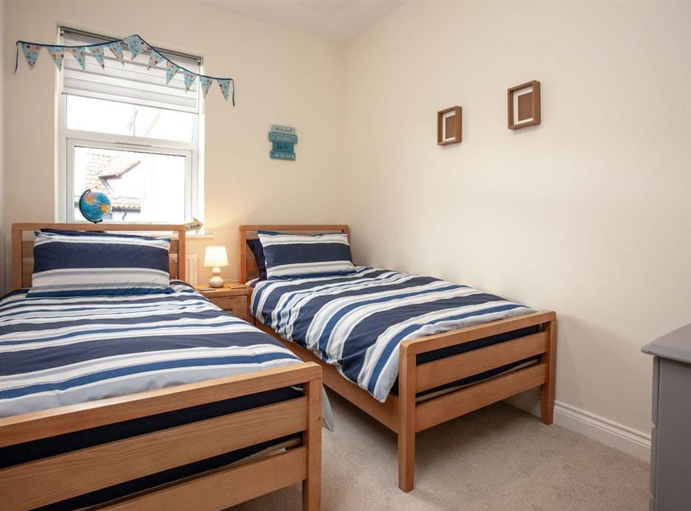 Twin bedroom at Seaford Sands in Goodrington, Devon