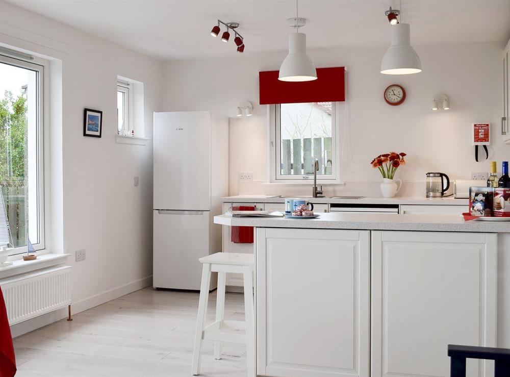 Generous open-plan kitchen/dining room at Seaforth View in St Monans, near Anstruther, Fife