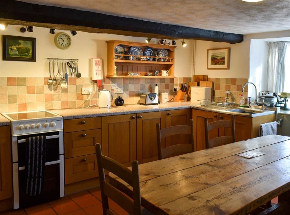 Kitchen/diner at Seagate Cottage in Minehead, Somerset