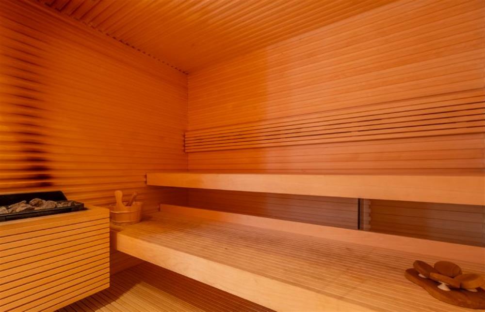 Relaxing and restorative sauna