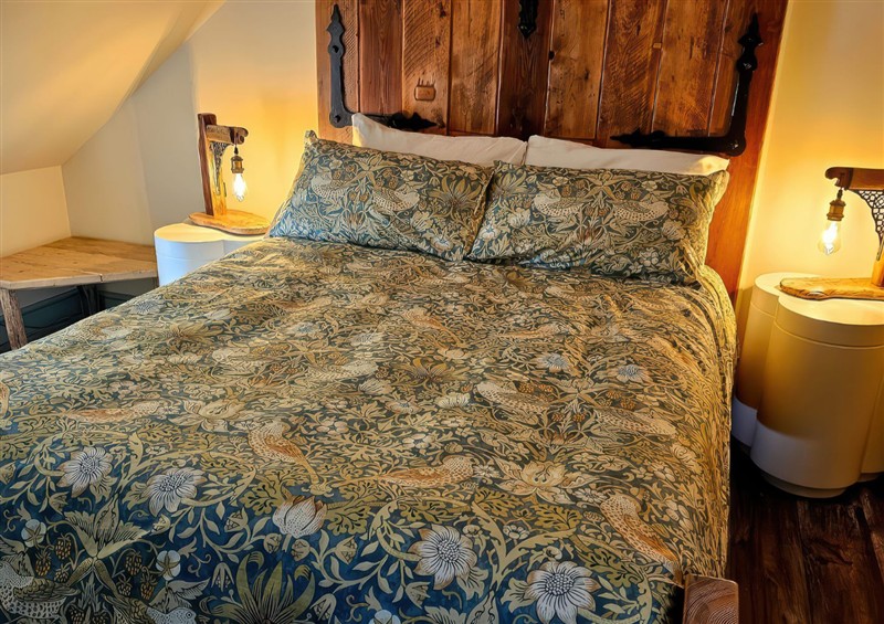 This is the bedroom at Seaglass, Flamborough