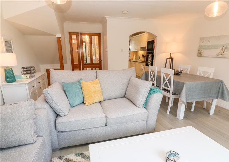 Enjoy the living room at Seaglass, Maenporth