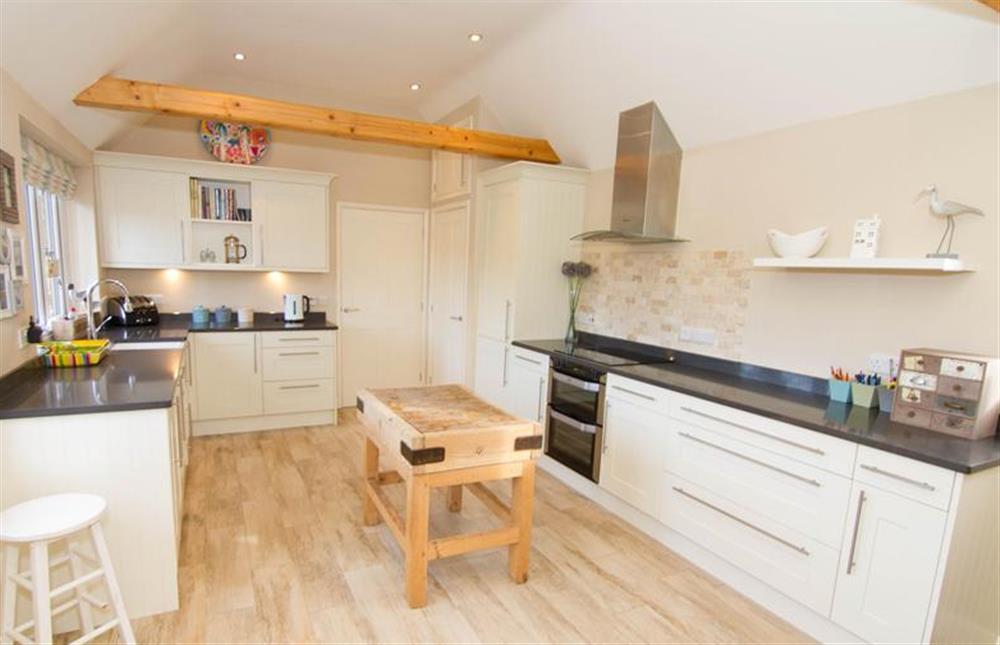 Ground floor: quality fitted Kitchen at Seagrass, Thornham near Hunstanton
