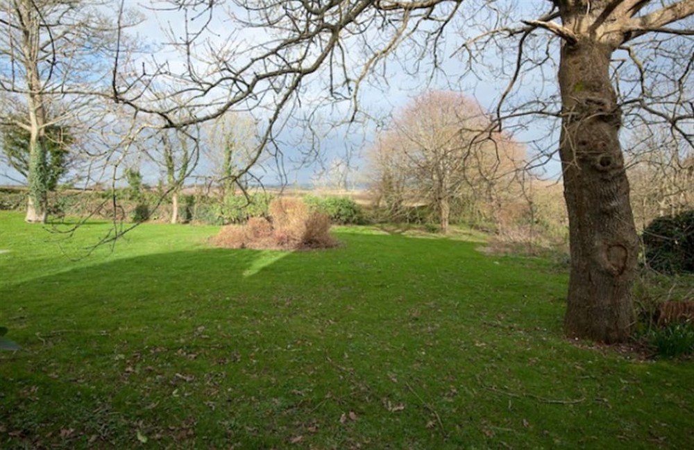 Garden and grounds at Seagreen Lodge in Portscatho, Cornwall