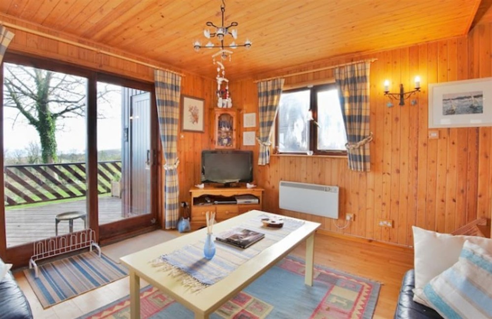Living area (photo 3) at Seagreen Lodge in Portscatho, Cornwall