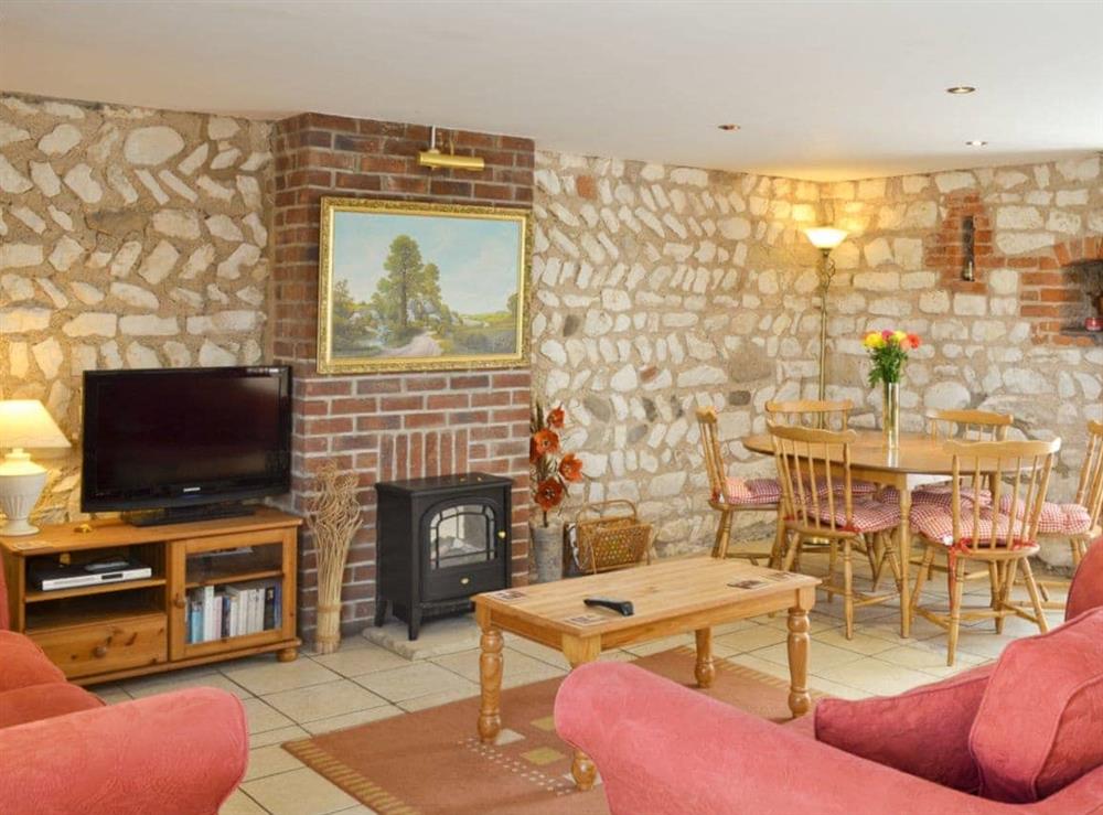 Living room/dining room at Seagull Cottage in Flamborough, East Riding of Yorkshire