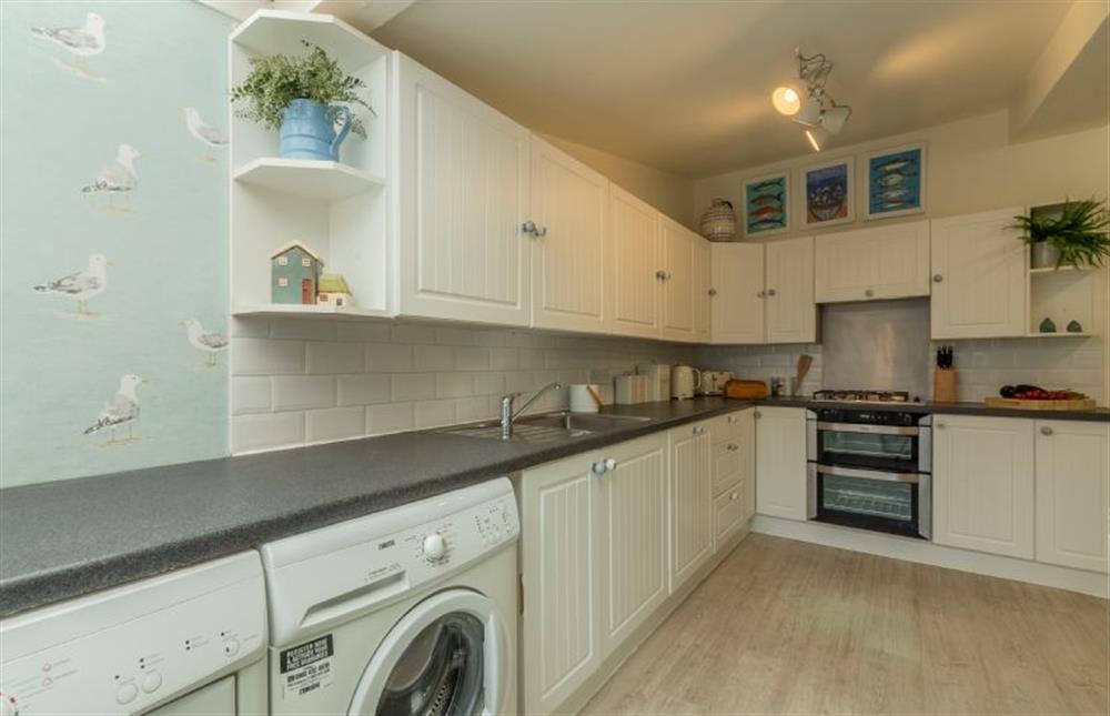 Ground floor: Kitchen comes with ample work surfaces at Seagull Cottage, Hunstanton