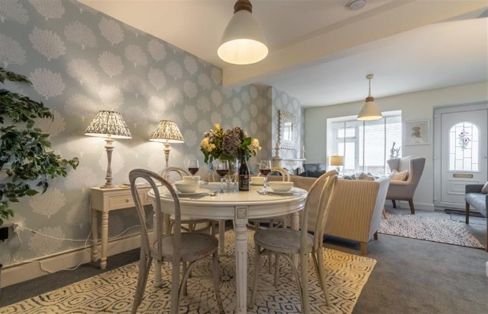Ground floor:  Sitting room and dining area at Seagull Cottage, Hunstanton