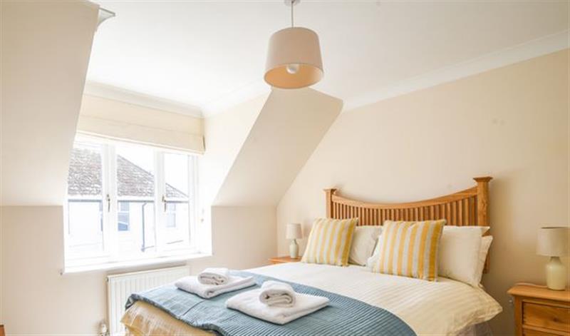 This is a bedroom at Seagull Cottage, Lyme Regis