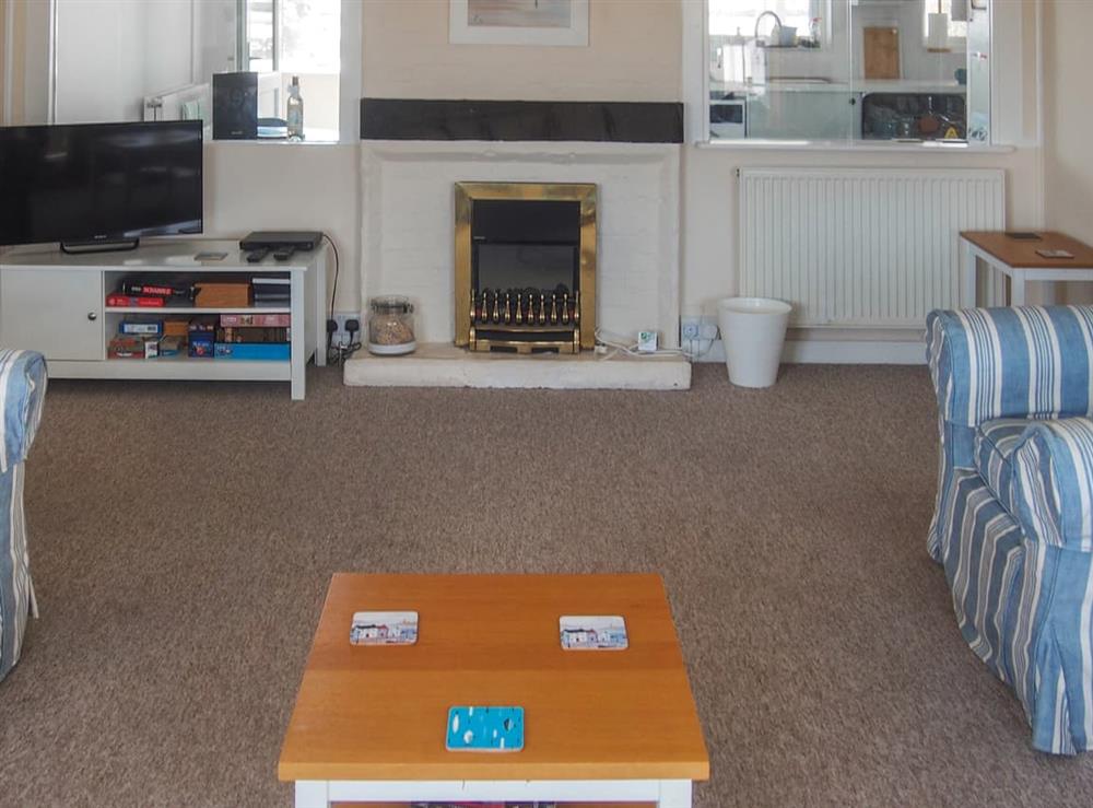 Living room at Seagull Cottage in Pagham, near Bognor Regis, West Sussex