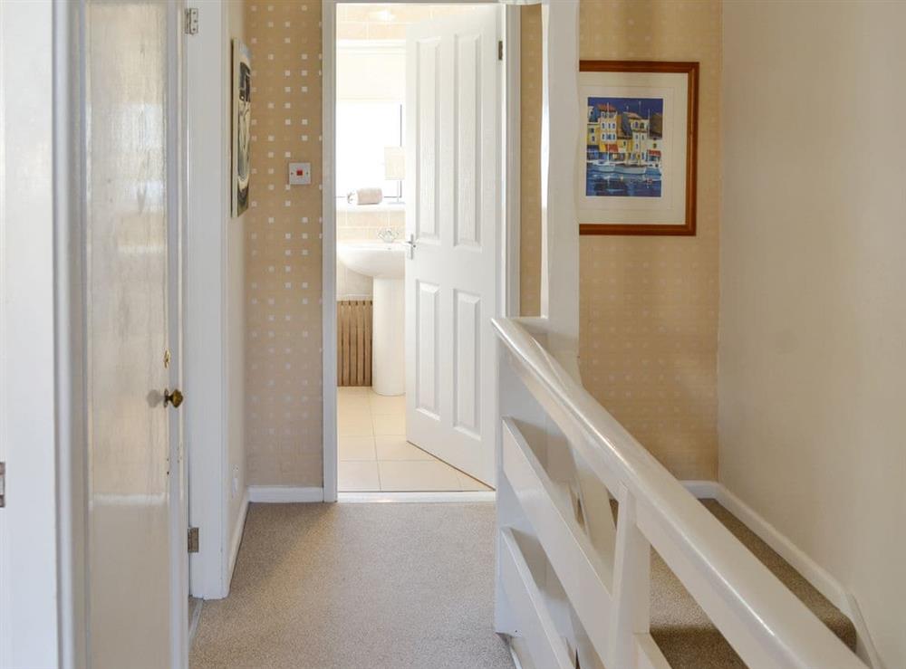 First floor landing area at Seagull Cottage in Portreath, Cornwall