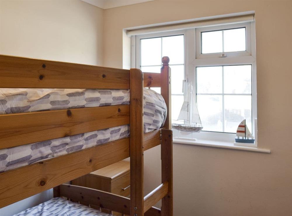 Useful bunk bedroom at Seagull Cottage in Portreath, Cornwall
