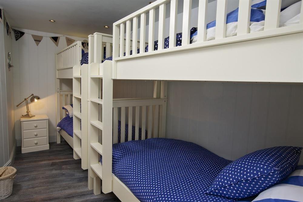 Bunk bedded room (top bunks not in use) (photo 3) at Seagull Cottage in , Salcombe