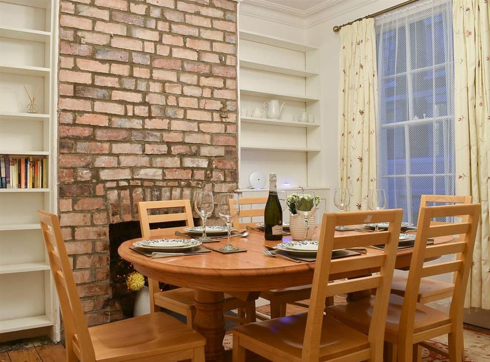 Dining room at Seagull Cottage in Scarborough, North Yorkshire