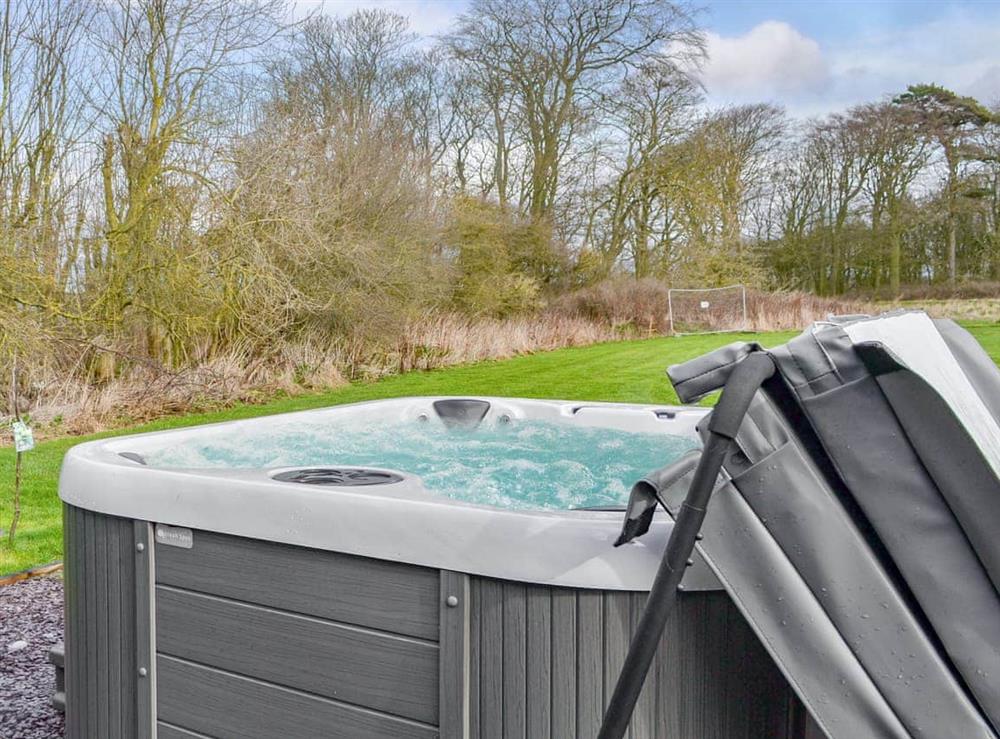 Hot tub (photo 3) at Seagulls Lodge in Sewerby, nr Bridlington, North Humberside