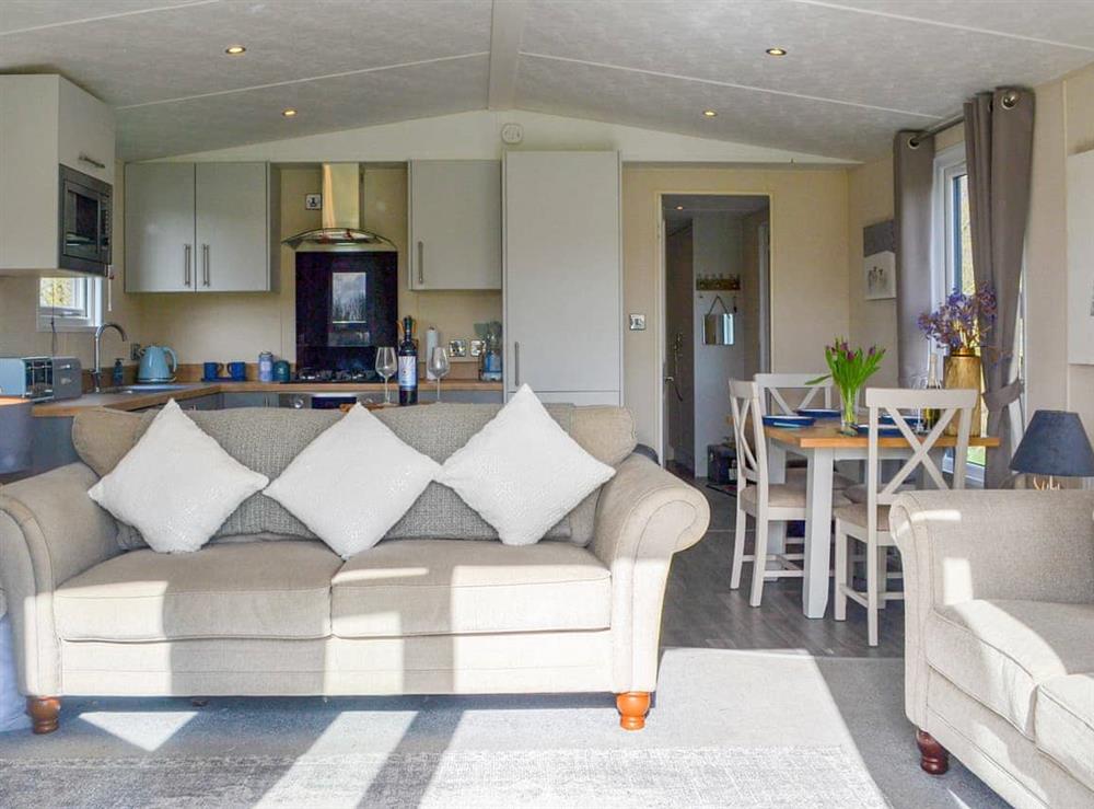 Open plan living space at Seagulls Lodge in Sewerby, nr Bridlington, North Humberside