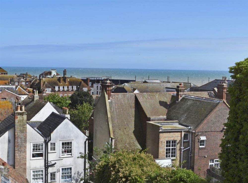 Wonderful views of Hastings Old Town at Seagull’s Nest in Hastings, East Sussex