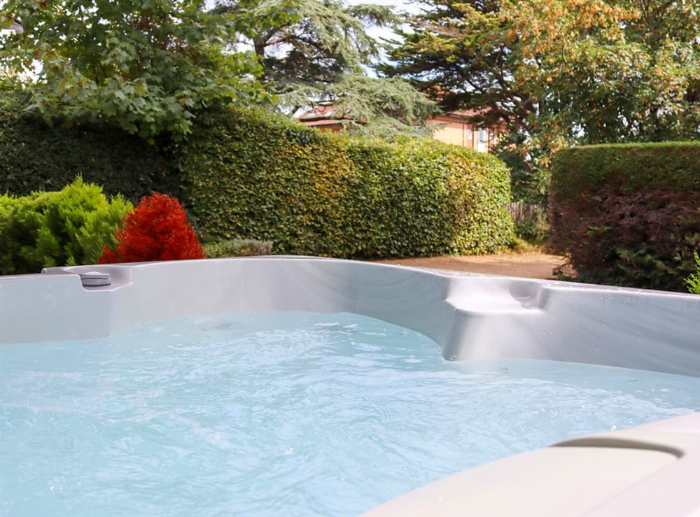 Hot tub at Seahaven in Sandbanks in Sandbanks in Poole, Dorset
