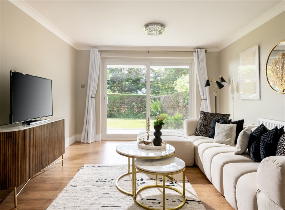 Living area at Seahaven in Sandbanks in Sandbanks in Poole, Dorset
