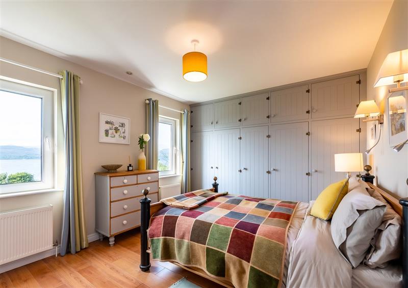 One of the bedrooms at Seahaven, Tousist near Kenmare