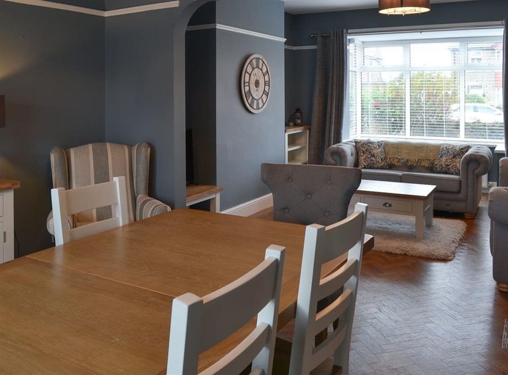 Open plan living / dining room at Seaholme in Seahouses, near Alnwick, Northumberland