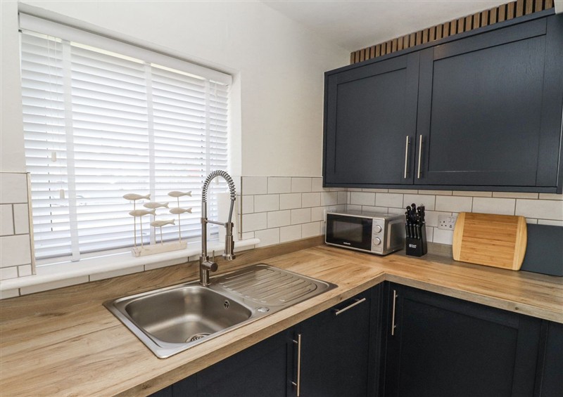 Kitchen at Seahorse Cottage, Beadnell