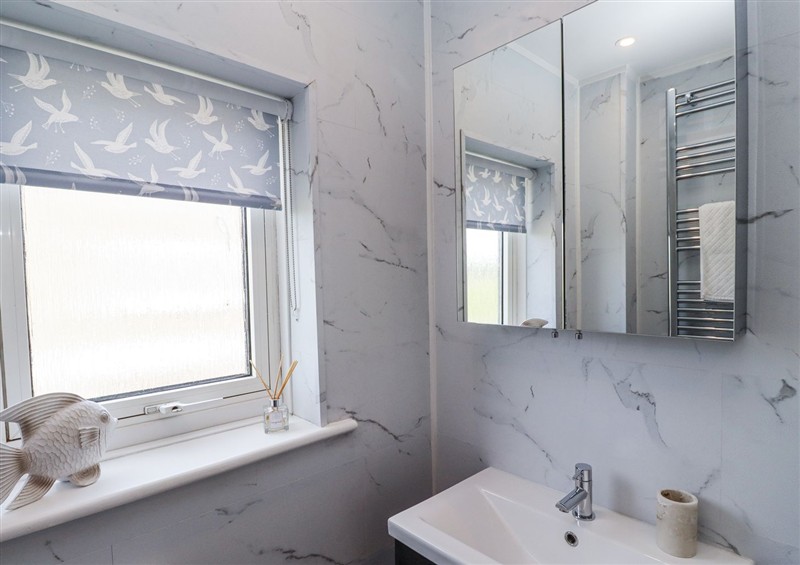 This is the bathroom at Seahorse Cottage, Beadnell