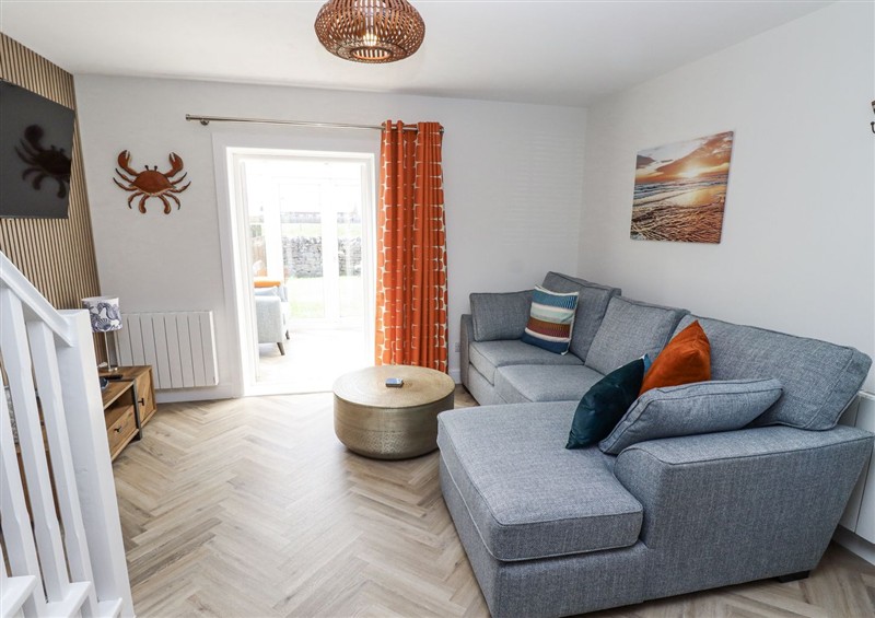 This is the living room at Seahorse Cottage, Beadnell