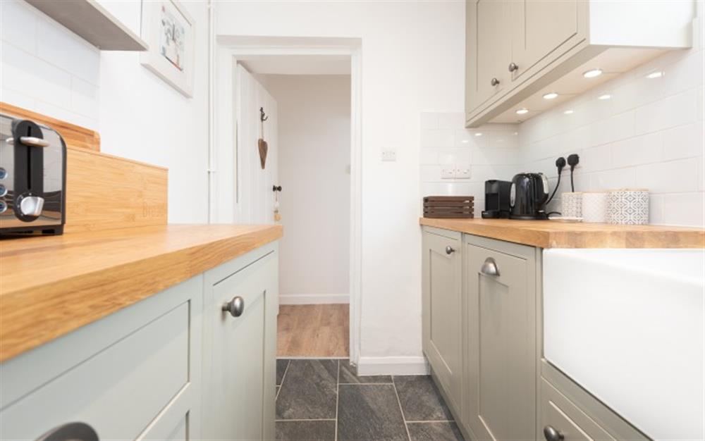 New kitchen in 2020 at Seahorse Cottage in Lyme Regis