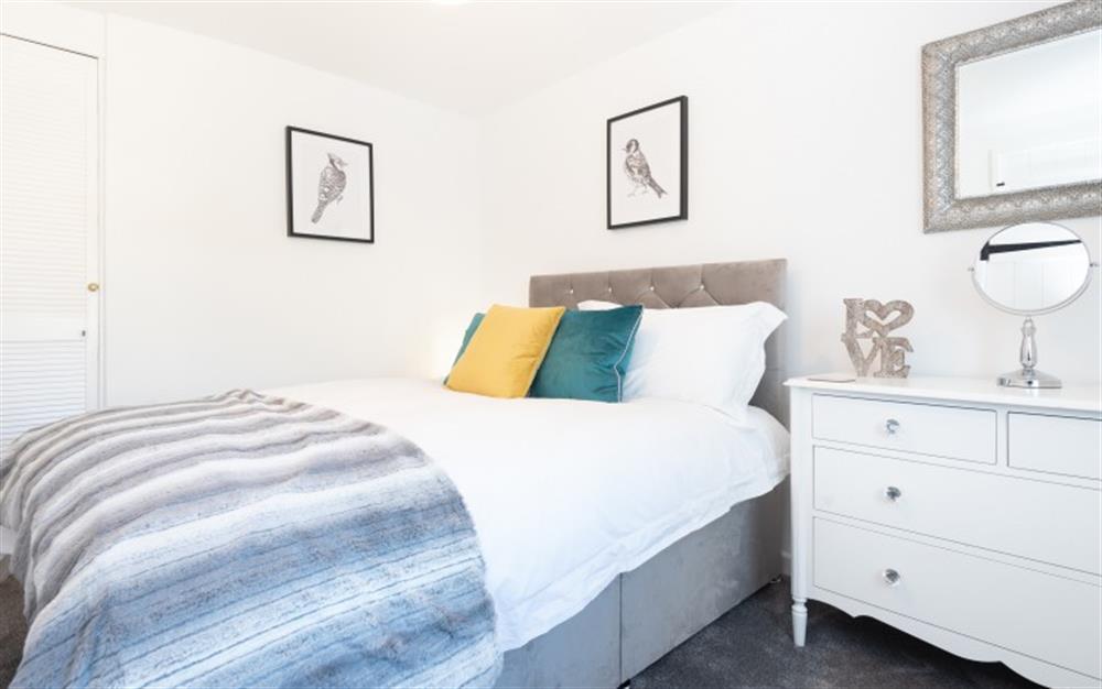 Second double bedroom  at Seahorse Cottage in Lyme Regis