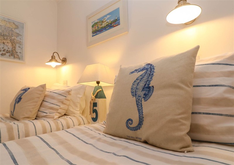 One of the bedrooms at Seahorse Cottage, St Ives