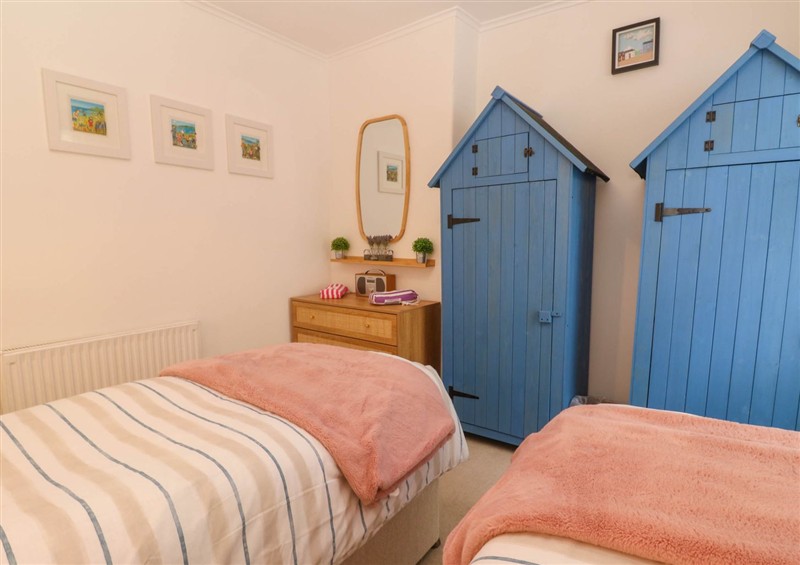 This is a bedroom at Seahorse Cottage, St Ives