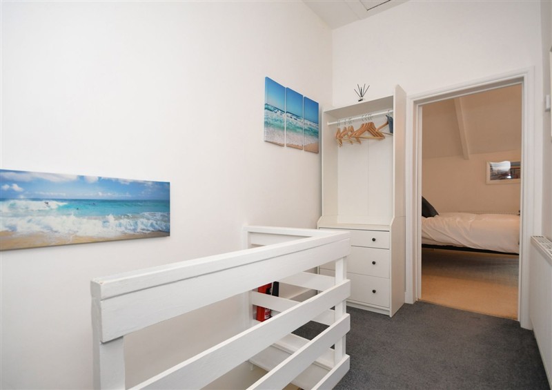 One of the bedrooms at Seahorse, Filey