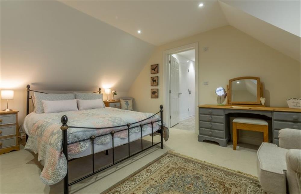 First floor: Master bedroom at Seahorse Stables, Overstrand near Cromer