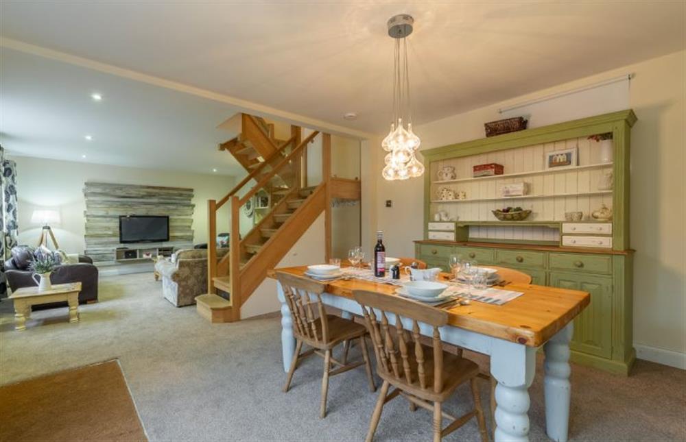 Ground floor: Dining area at Seahorse Stables, Overstrand near Cromer