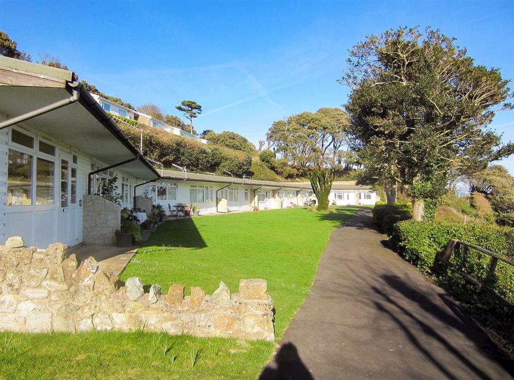 Charming holiday chalet at Seahorses in Bonchurch, near Ventnor, Isle of Wight, England