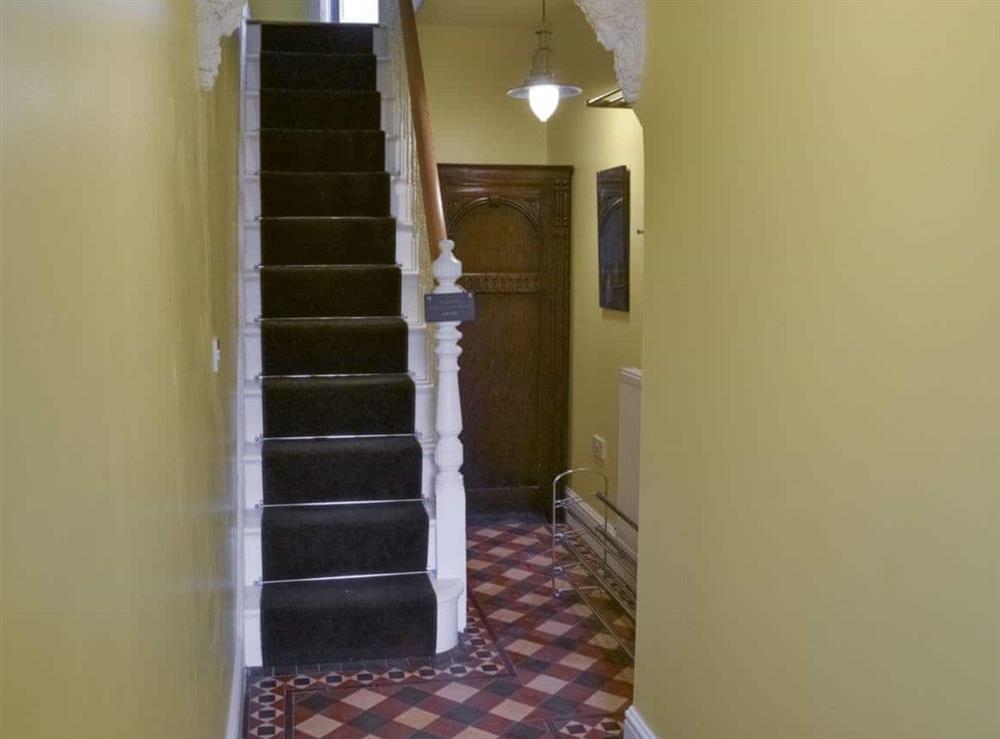 Entrance hall and stairway at The Seahorses, 
