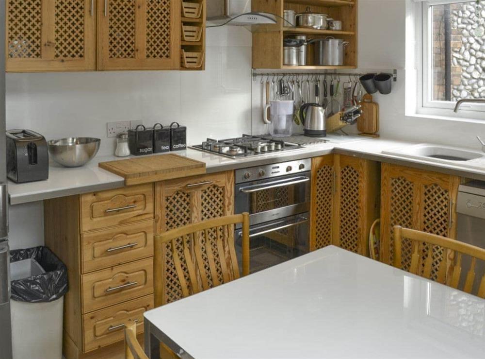 Well-equipped kitchen at The Seahorses, 