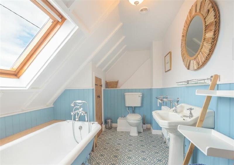 This is the bathroom at Seal Cottage, Lower Burnmouth