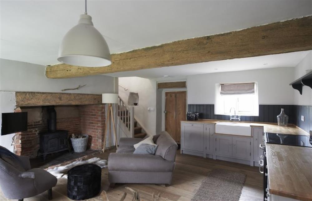 Open plan living space at Seal, Sharrington near Melton Constable