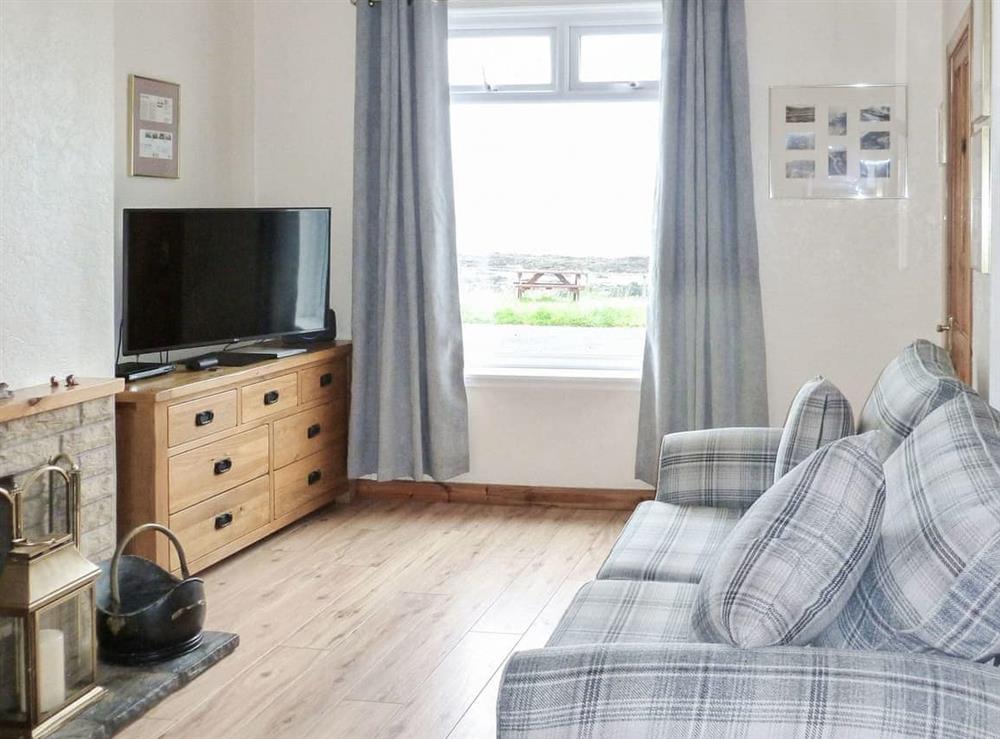Living room at Seal View in Burnmouth, near Eyemouth, Berwickshire